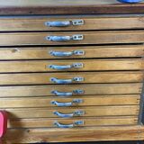 Printing cabinet with drawers