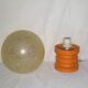 Lampe en bois tourné des années 60 - 70