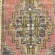 Red & Gold Persian Hallway Runner Rug,  92x314Cm