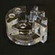 Warmer press paper photophore candle holder LA VIDA glass pressed design