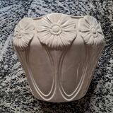 Vintage Art Nouveau ceramic with floral decoration.
