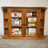 Wooden wall display case