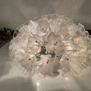 Large Venetian Murano Glass Ceiling Light Flushmount
