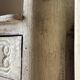 A pair of distressed bedside tables.