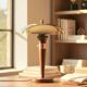 Lampe style Art Déco articulée - Bois et laiton - 1930