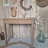 Small Oak Farmhouse Table - Desk or Console