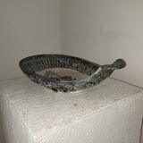 Ceramic fish shell cup 1950s Vallauris