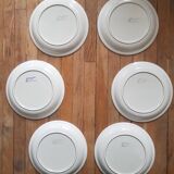 Set of 6 vintage Sarreguemines plates