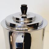 Old tea maker art deco metal and wood