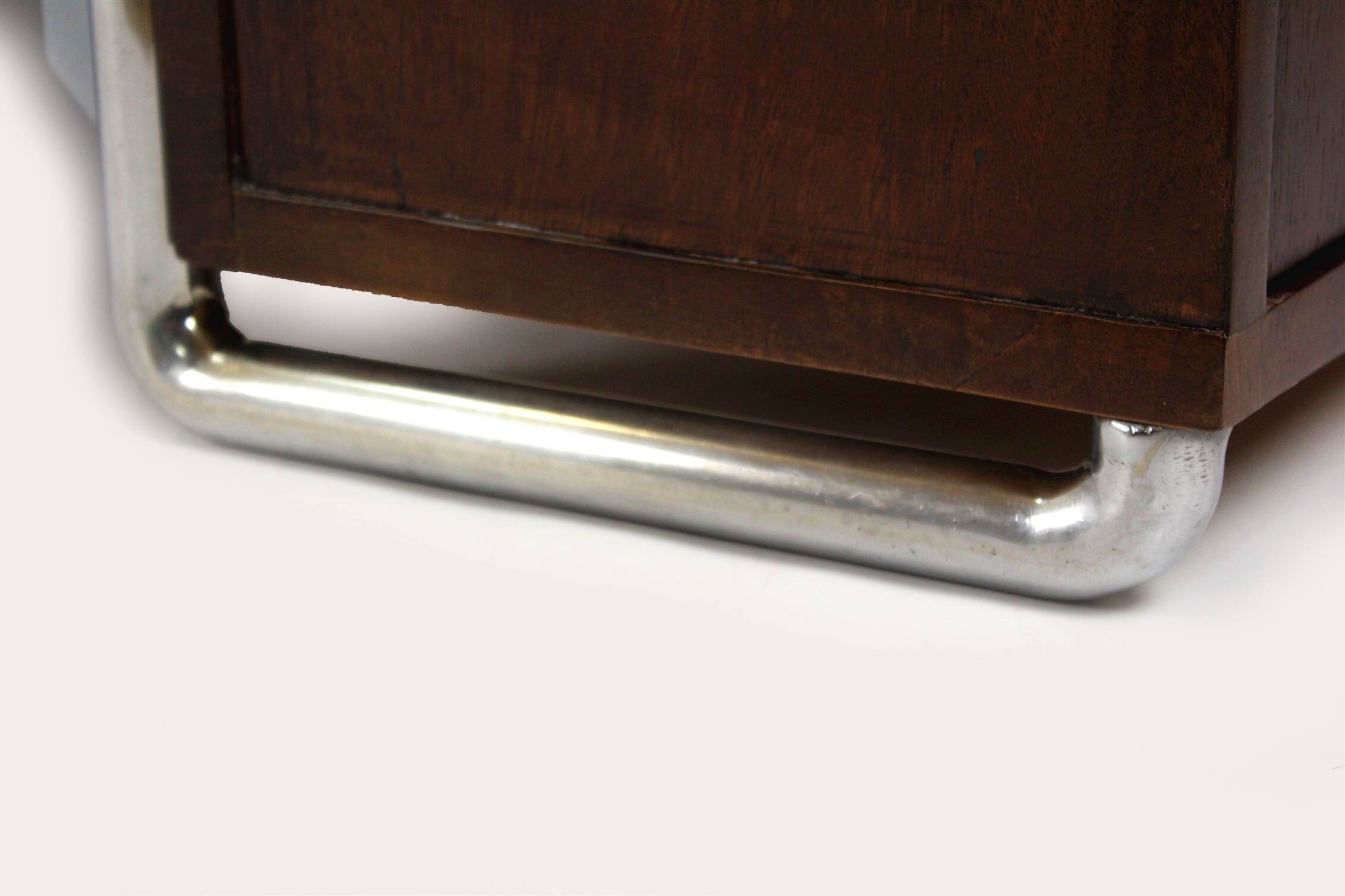 Restored Bauhaus Tubular Steel Sofa by Robert Slezak, 1930s