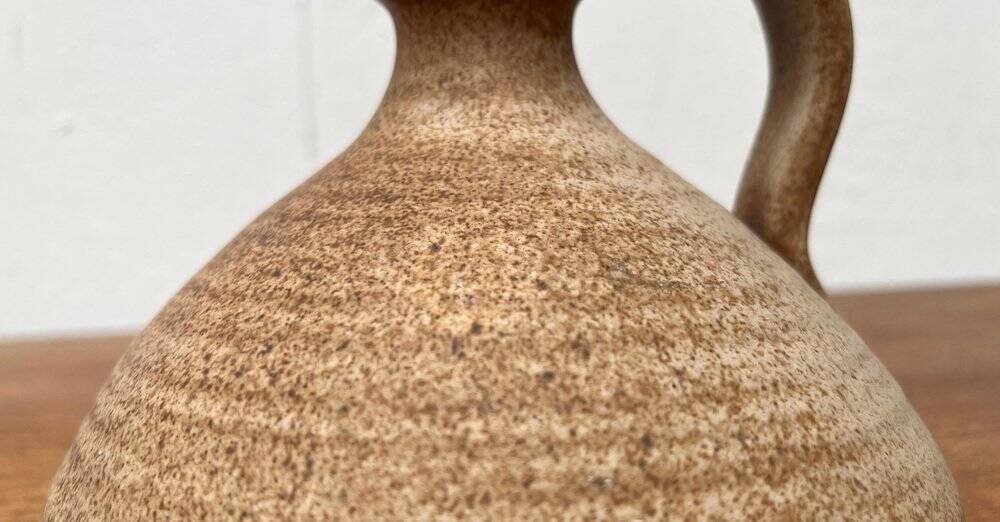 Carafe vase from the German studio of the mid-century by Petra Pottery, 1960s.