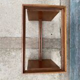 1960 Angel Pazmino leather bedside table