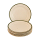 Service de 8 assiettes Digoin Sarreguemines
