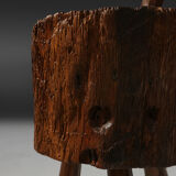 19th century rustic handmade stool