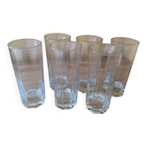 6 grands verres hexagonaux 29 cl Luminarc