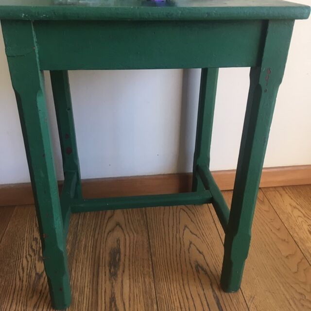 Green side table