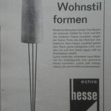 Minimalist floor lamp from Hesse Leuchten, mid-century, 1960s.