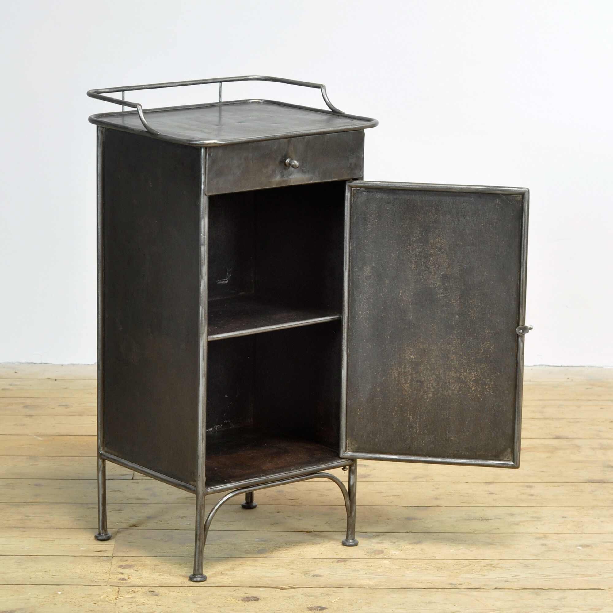 Iron bedside table, 1910s