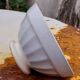 Blue earthenware bowl