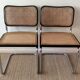 Pair of Marcel Breuer Cesca B32 chairs