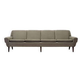 Grey sofa, Danish design, 1970s, production: Denmark
