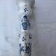 Hand-painted Moustiers porcelain candle holder