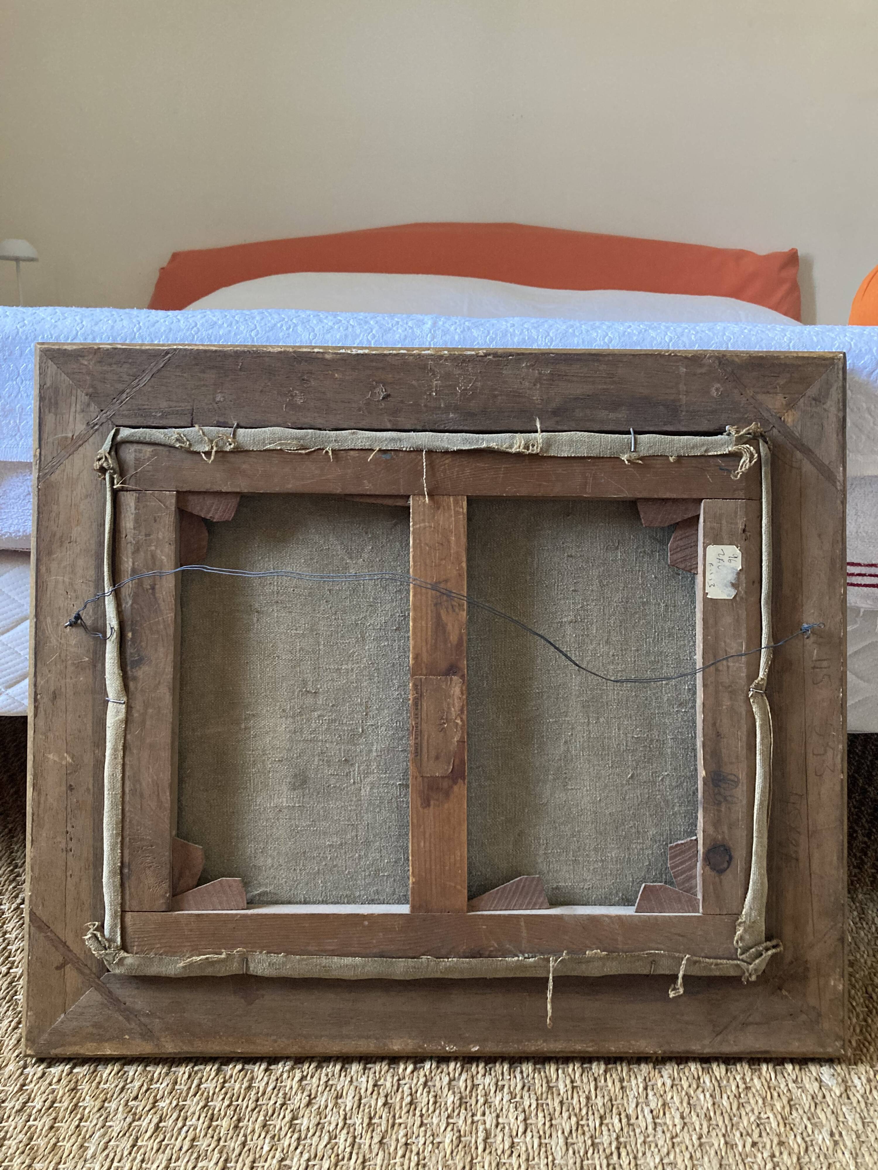 Painting of the Paris bridge by Lewandowska