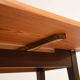 Table à rabats en pin massif scandinave, années 1960