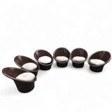 Skopa fauteuils by Ole Gjerlov Knudsen & Torben Lind by Orth Plast / Ikea