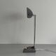 Large metal desk lamp with Wood Design texture by Eileen Gray, 1950s, France.