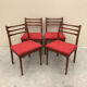 Ensemble de 4 chaises de G-Plan