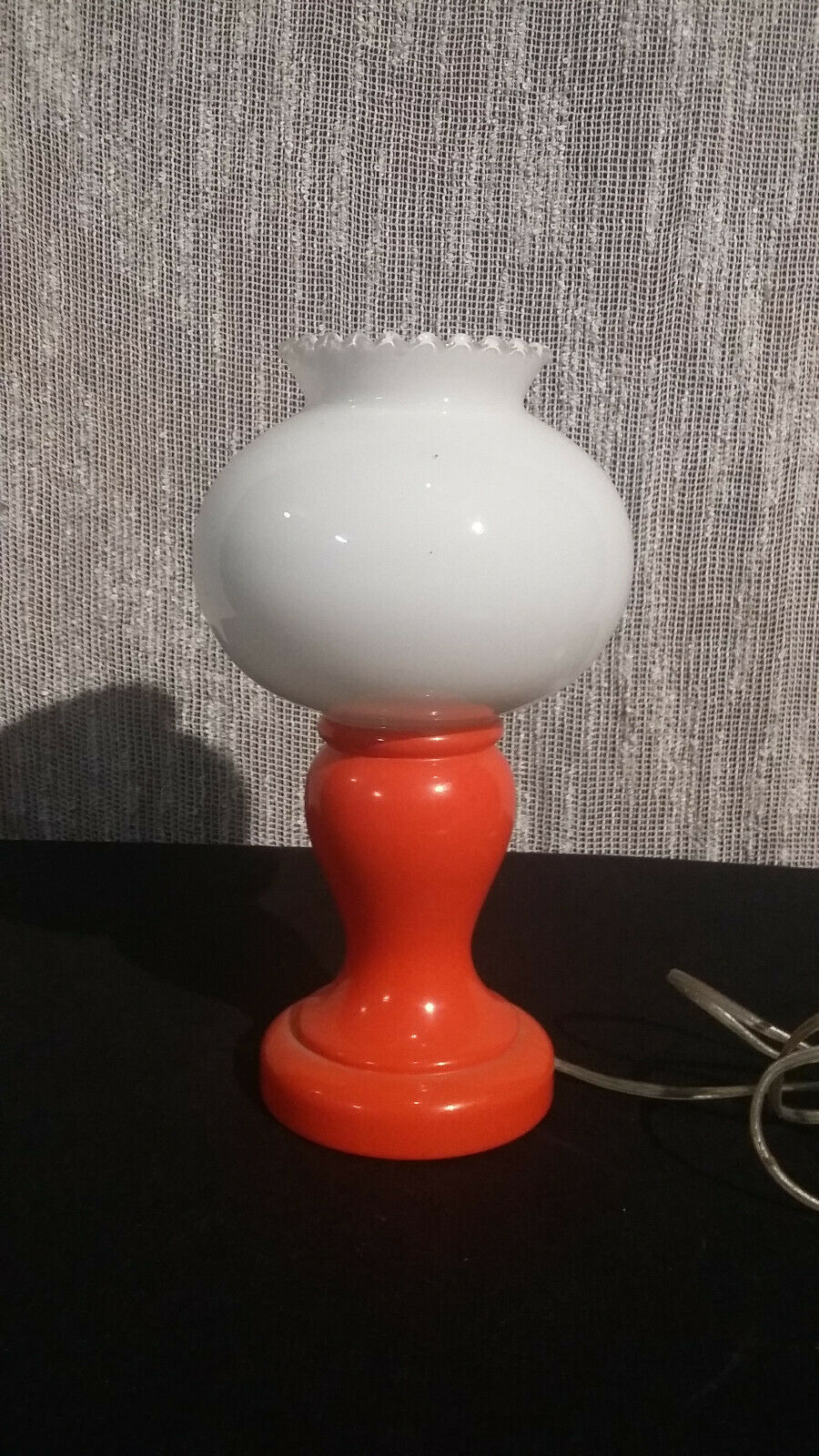 Vintage orange lamp