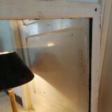 Vintage wood mercury mirror