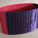 Pink and purple moiré lampshade