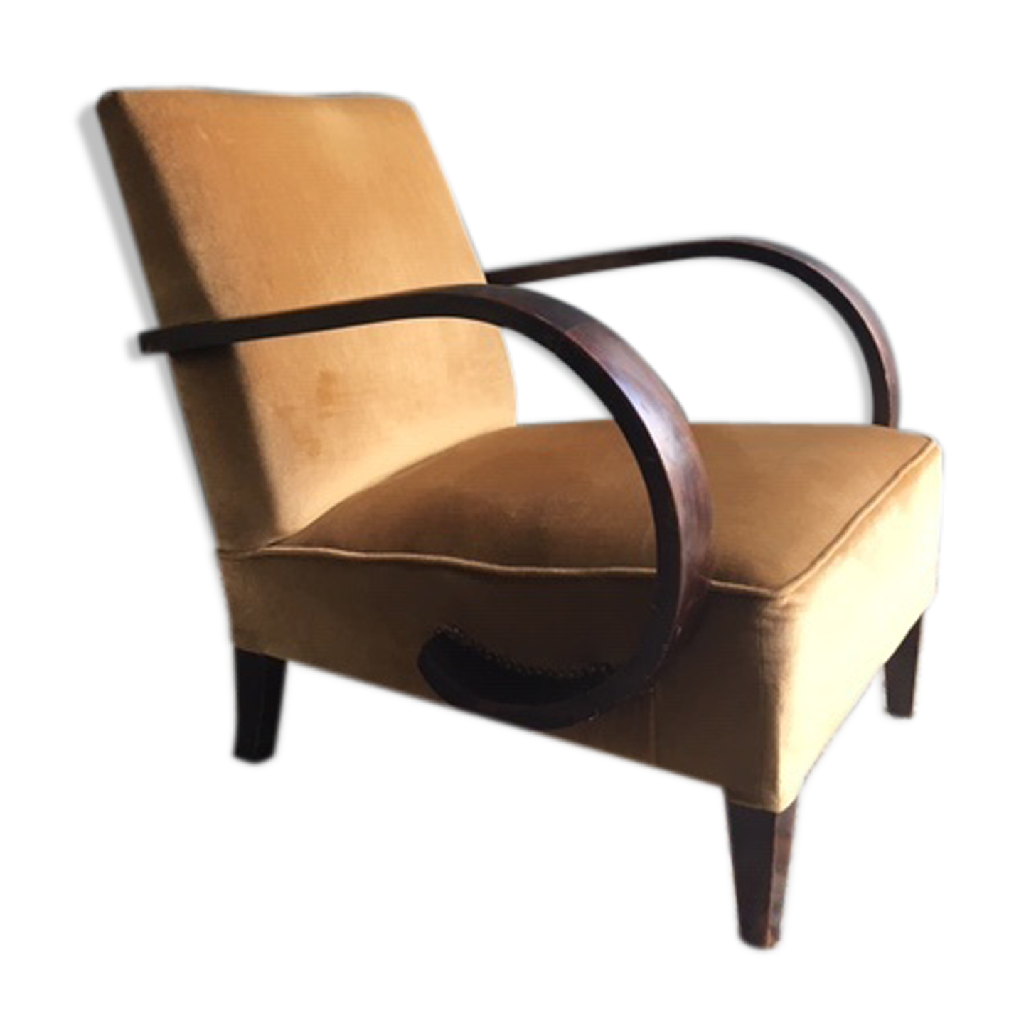 Spirit art deco armchair