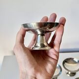 Set of 6 vintage Guy Degrenne stainless steel ice cream or sorbet cups