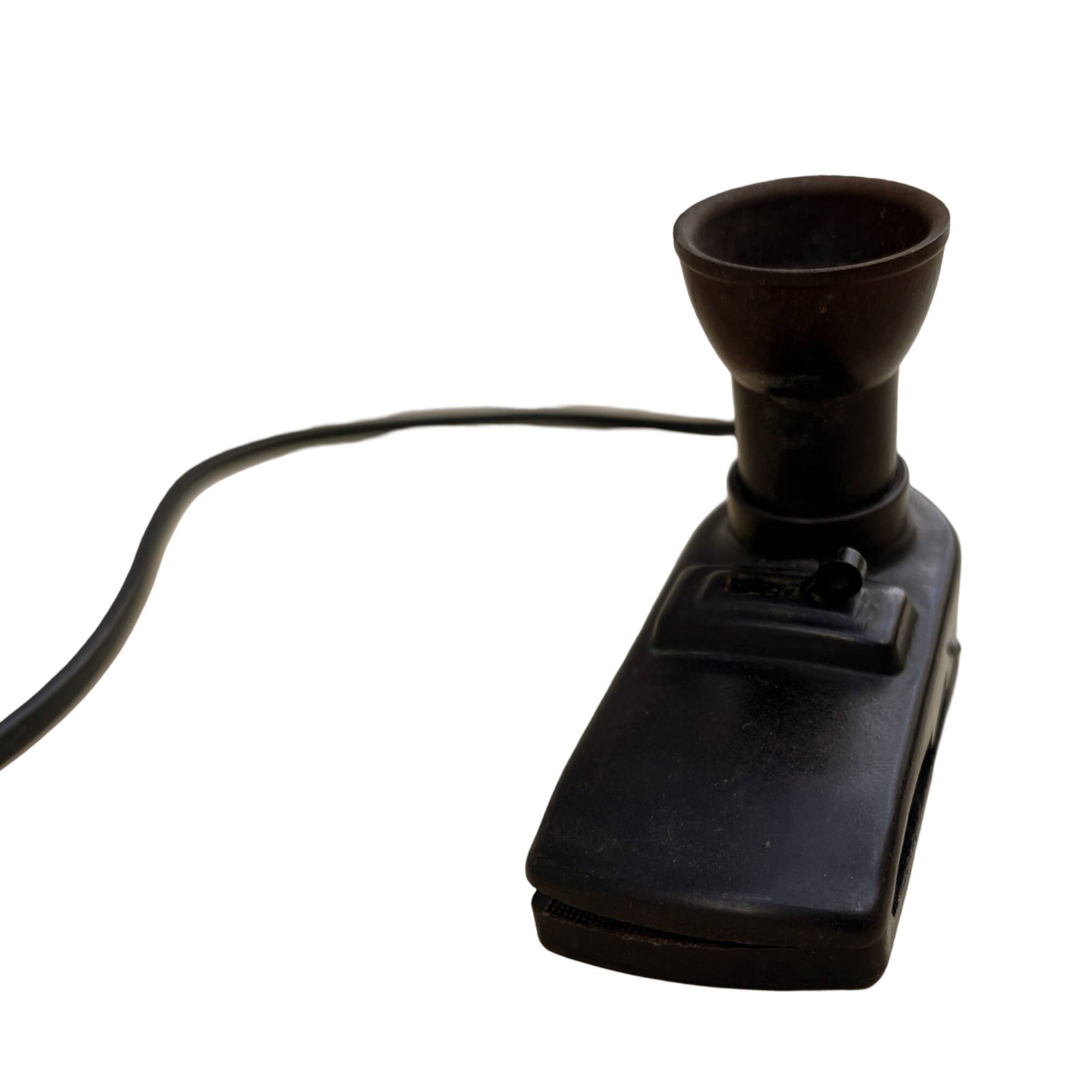 Lampe de nuit à pince en bakélite, Allemagne, années 1930.