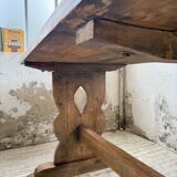 Monastery-style farmhouse table, pine, 210cm