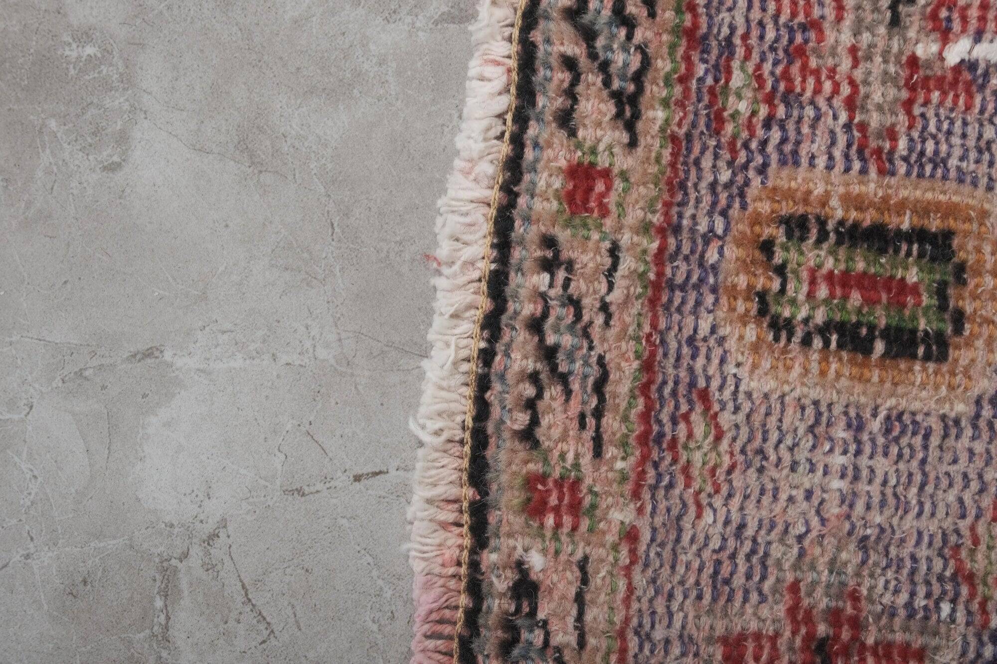 Vintage Turkish hallway rug 77x502 cm