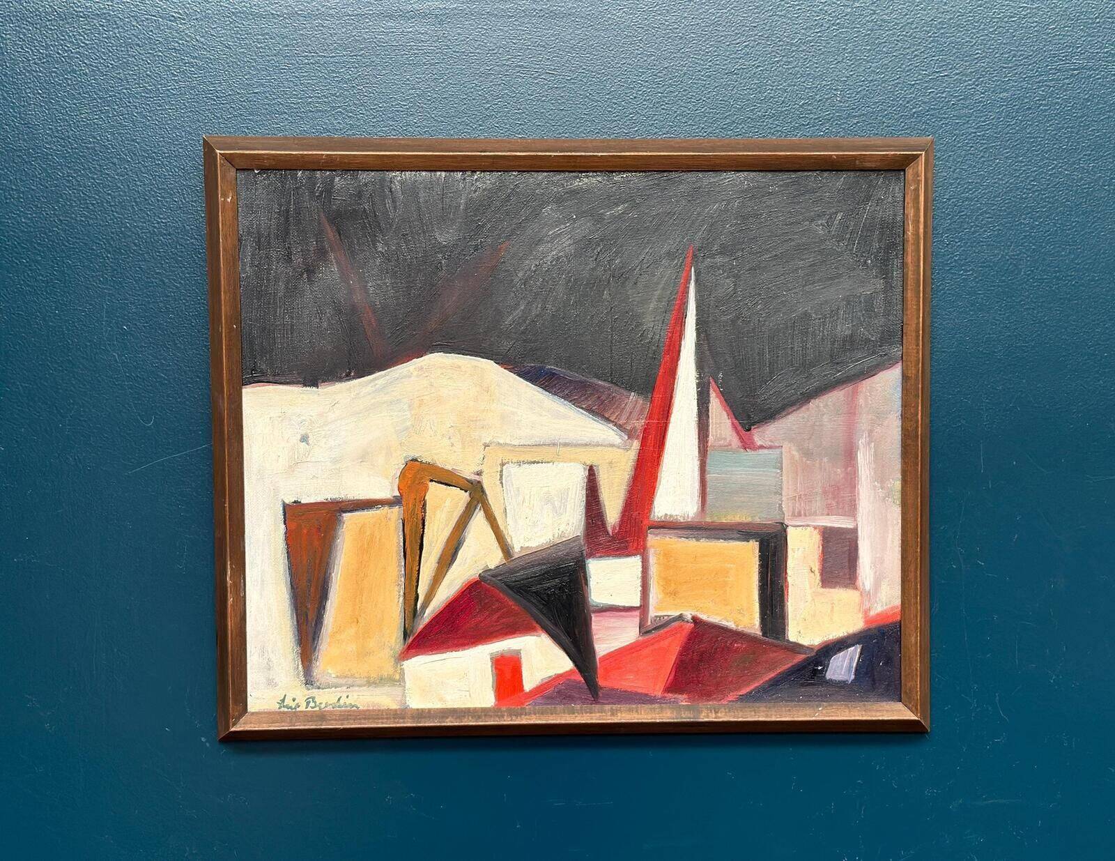 Huile sur toile – Façades par Leif Bodin