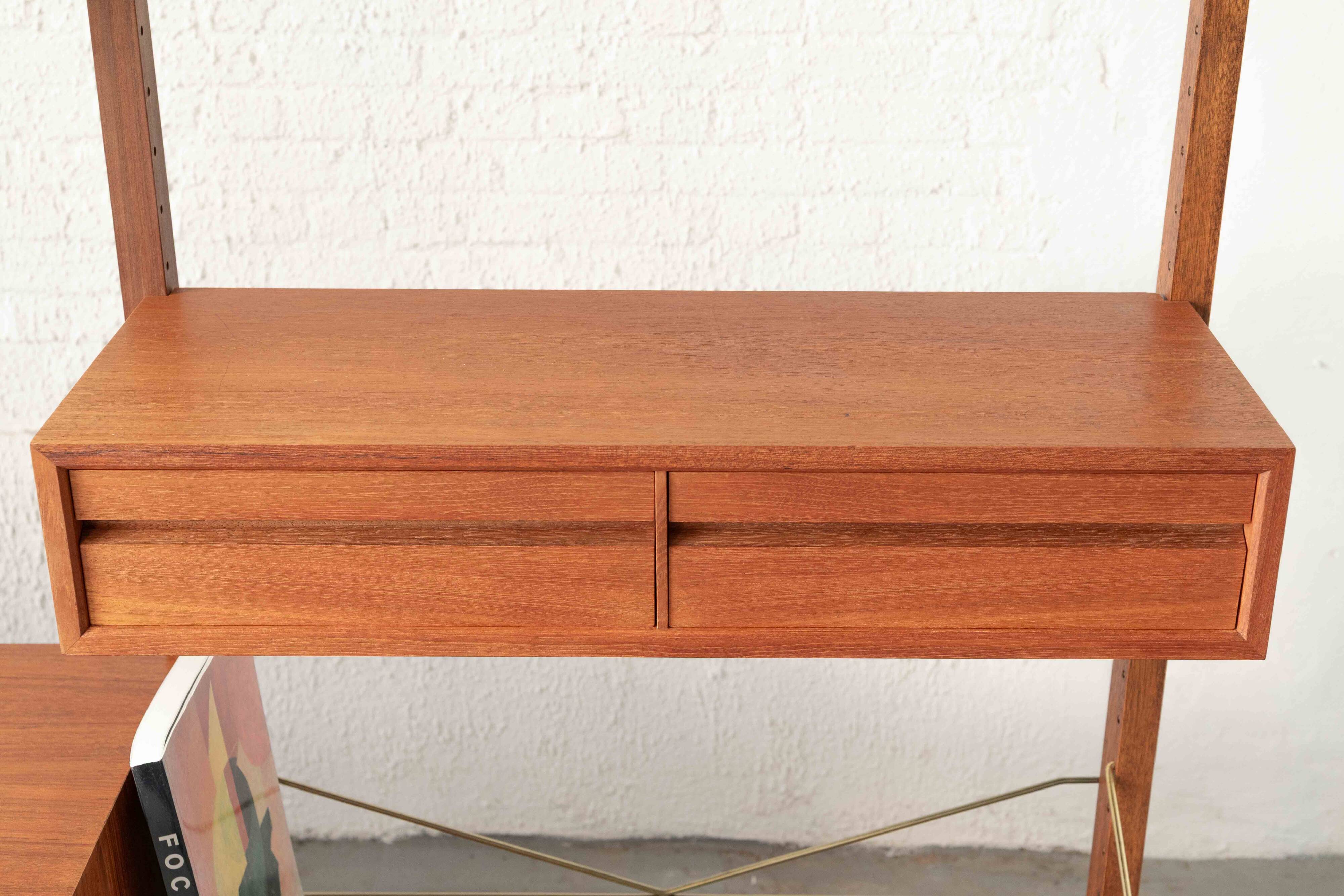 Freestanding wall unit by P. Cadovius, Denmark, 1960's