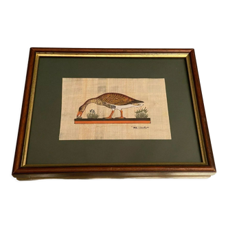 Original Egyptian painting representing the goose from Meidum Egypt