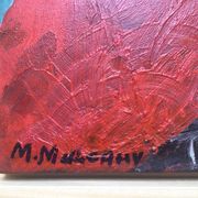 Acrylic on canvas by michael mulcahy, irish (1952).