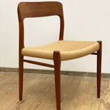 Chair by Niels O. Møller for J.L. Moller, Model 75,Denmark, 1950s