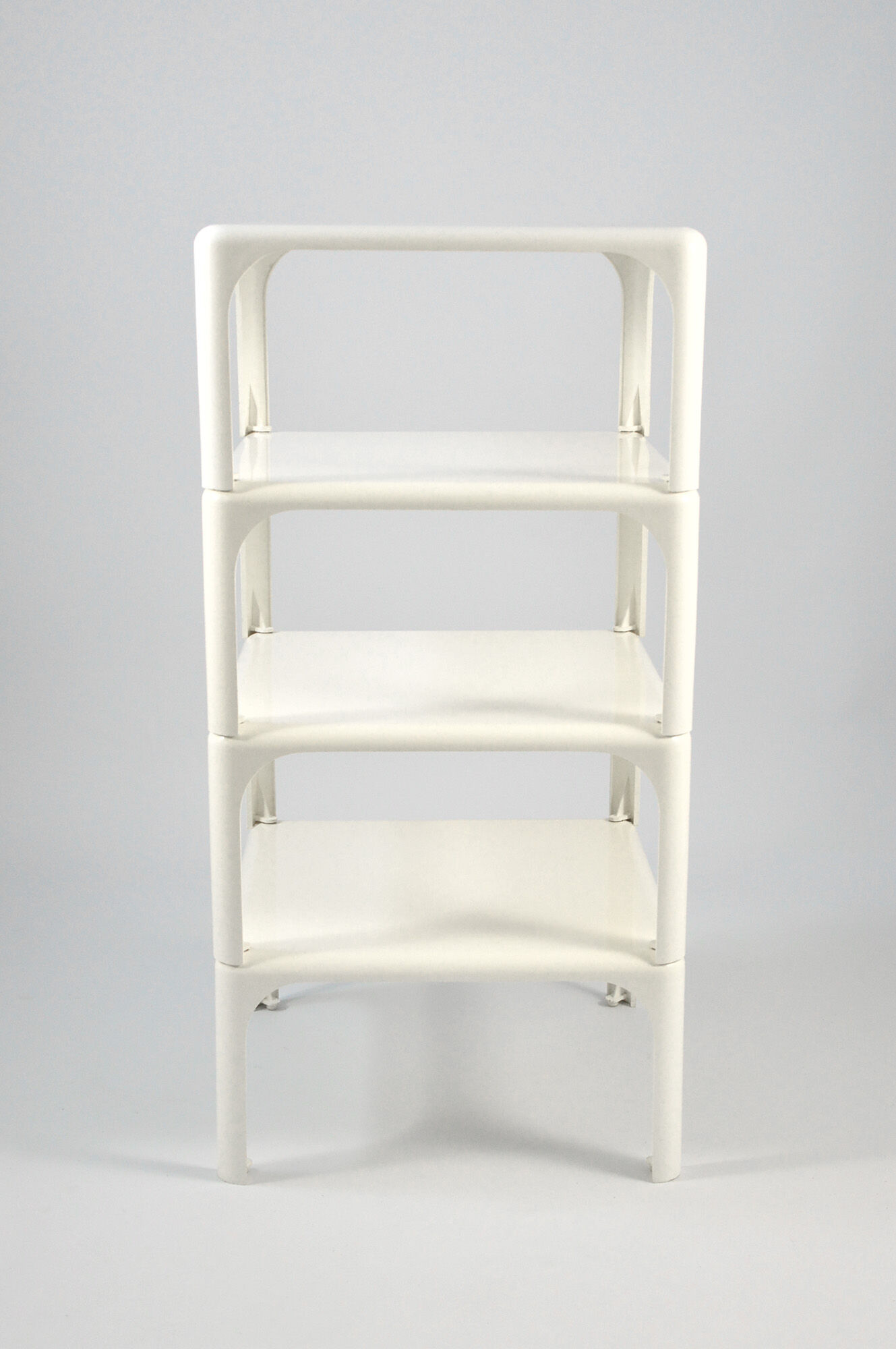 Set of 4 Demetrio 45 side tables by Vico Magistretti for Artemide, 1960s