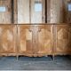Prestigious 4-door sideboard buffet – Marquetry – Louis XV style