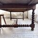 Solid oak table 1900 drapery style XL 280cm with extensions