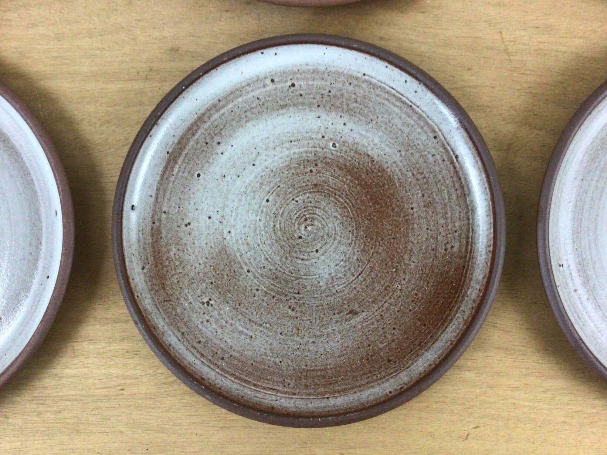Set of 6 plates in stoneware J&N Pierlot Ratilly