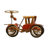 Jouet voiture en plywood design hollandais pour enfant 1950
