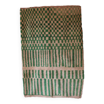 Boujad. tapis marocain vert, 180 x 275 cm